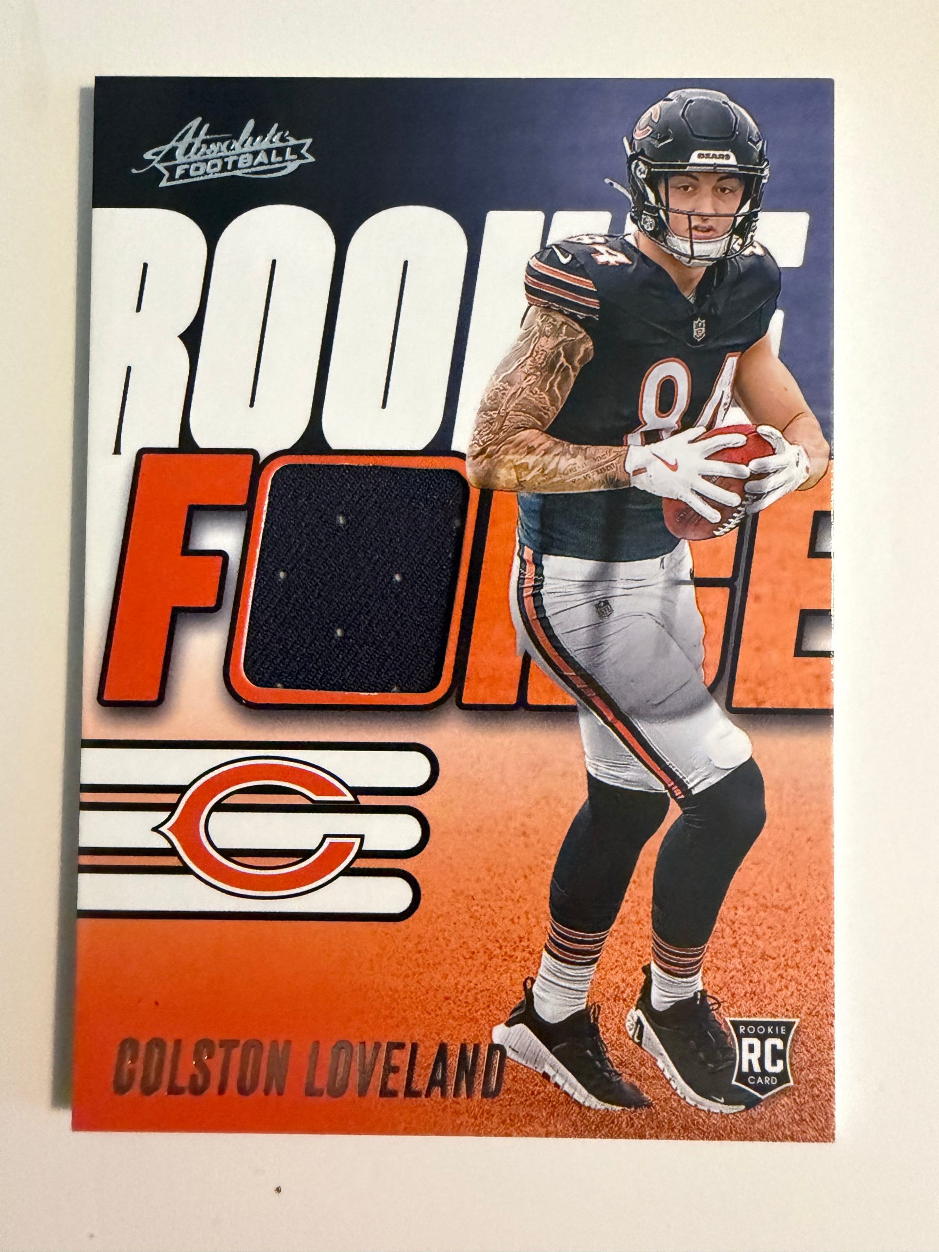 Colston Loveland Rookie Force RC Patch Card