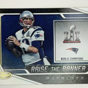 Panini 2019 Certified Tom Brady Raise the Banner Insert RTB-TB