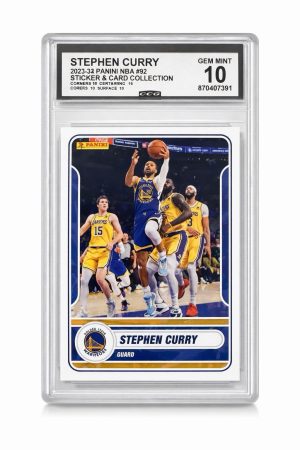 Stephen Curry 2023-24 Panini NBA Sticker & Card #92 CCG Gem Mint 10 Warriors