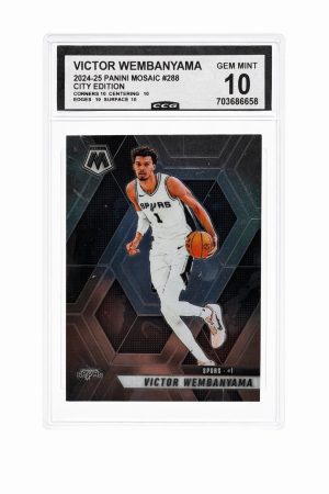 Victor Wembanyama 2024-25 Panini Mosaic City Edition #288 CCG 10 GEM MINT