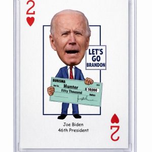 Joe Biden 46th President 2 of Hearts & Vote Trump Non-Sport Trading Card Lot