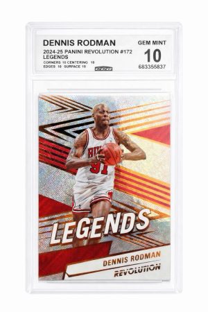 Panini 2024-25 Revolution Dennis Rodman Legends #172 Chicago Bulls CSG 10