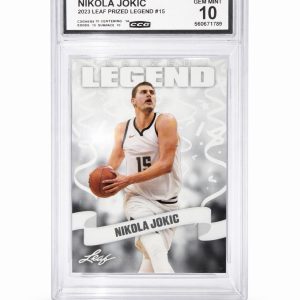 Leaf 2023 Prized Legend Nikola Jokic #15 Denver Nuggets NBA CSG Gem Mint 10