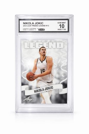 Leaf 2023 Prized Legend Nikola Jokic #15 Denver Nuggets NBA CSG Gem Mint 10