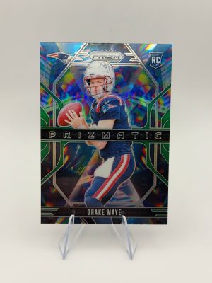 Drake Maye 2024 Panini Prizm Prizmatic RC #2 – New England Patriots Rookie Card
