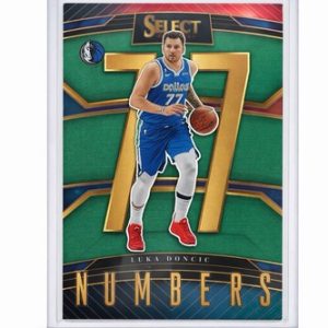 Panini 2022-23 Select Luka Dončić Numbers Prizm #10 Dallas Mavericks Basketball